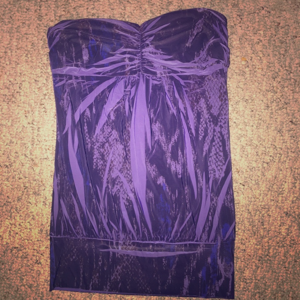 Strapless tank