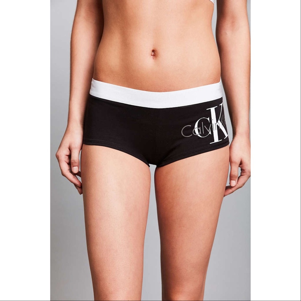 🔥SALE NWT Calvin Klein Retro Logo Boyshort - Picture 7 of 8
