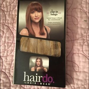 Hairdo Clip In Bangs in Ginger Blonde