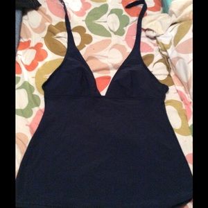 Gap navy tankini do top large bottom