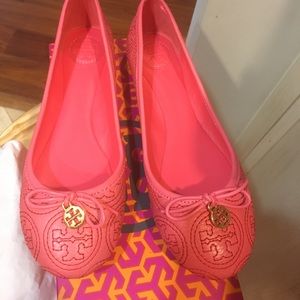 Tory Burch Rose Petal Flats