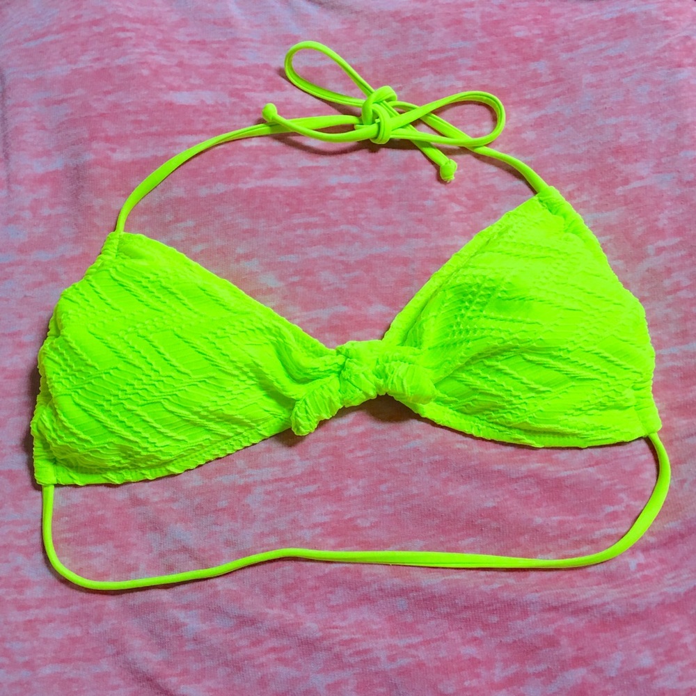 NWOT Neon Bandeau Bikini Top⚡️