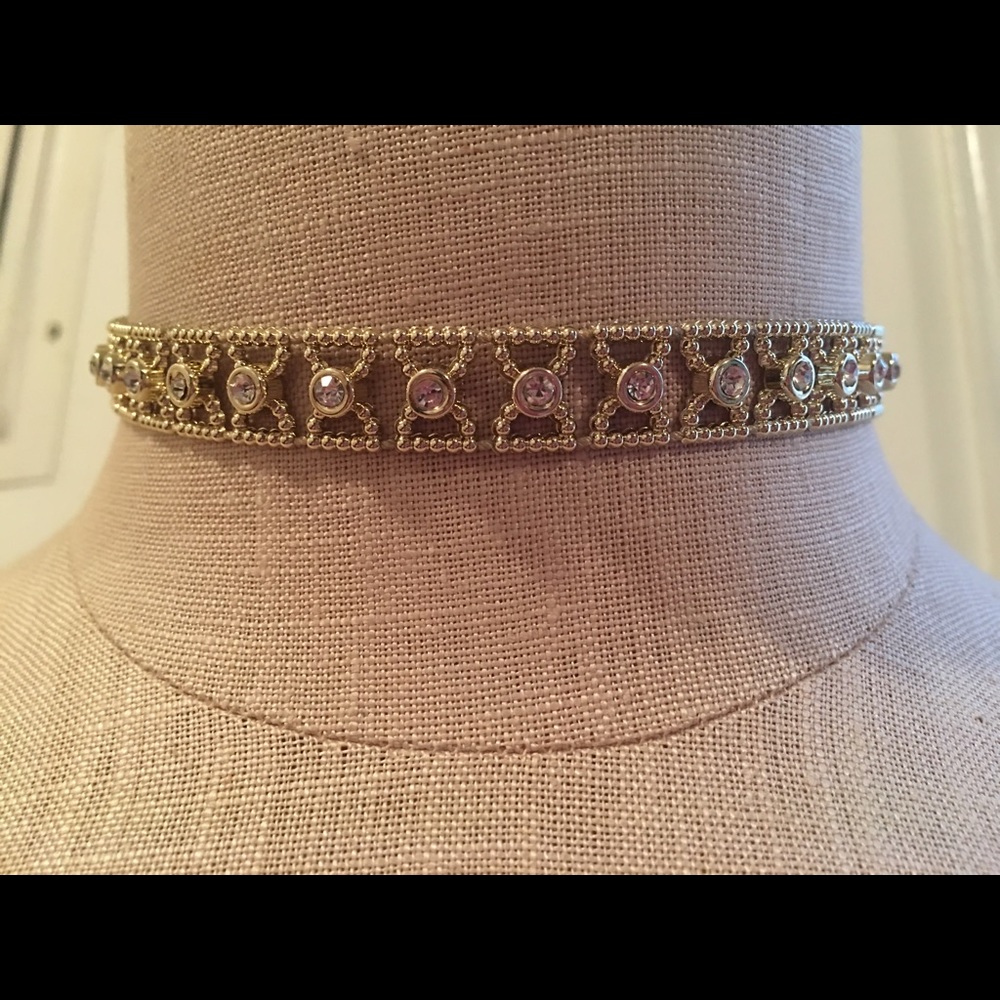 NEW hourglass shape multistone choker