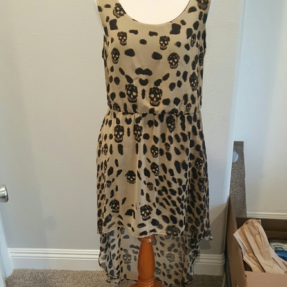 Sale! High low skull dress