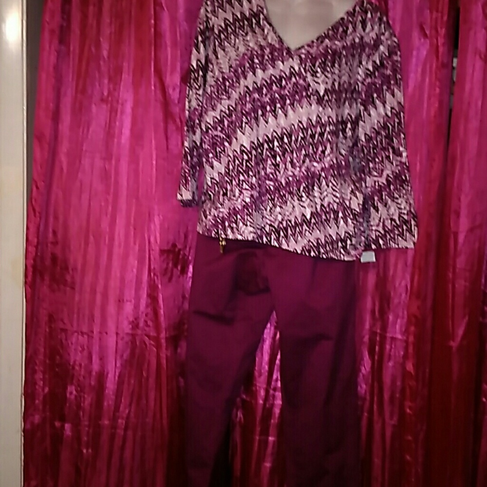 Shirt with capri set