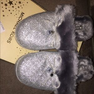 Michael Kors carter Faux-fur slippers