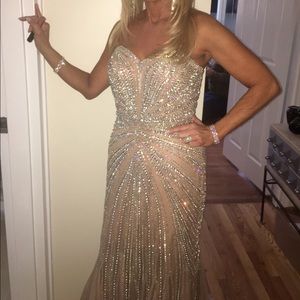 Beautiful taupe gown