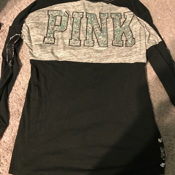 Pink® long sleeve v-neck - Picture 3 of 4