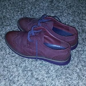 ***VINTAGE*** Purple Saddle Shoes