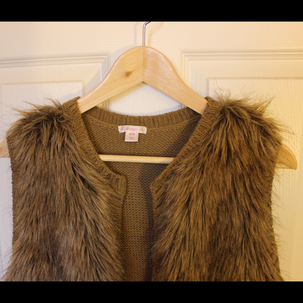 Xhilaration (Target) Faux Fur Vest
