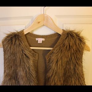 Xhilaration (Target) Faux Fur Vest