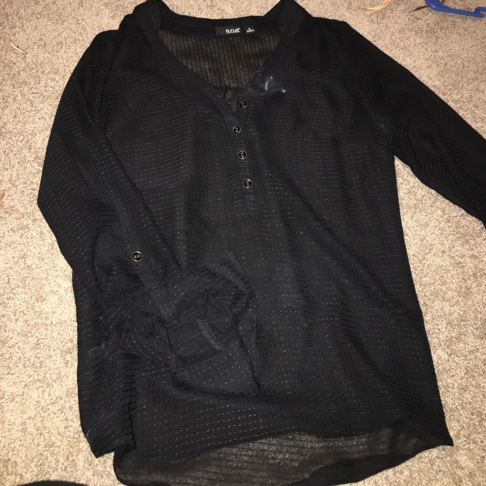 Black dress shirt