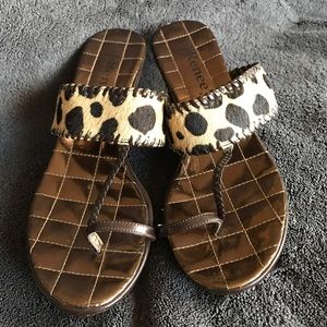 J Rennee Leopard sandal size 11
