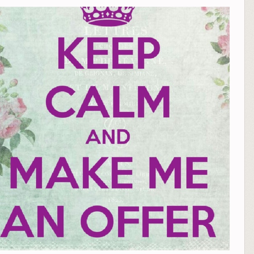 Offers are welcome here!!!!