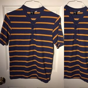 Striped Henley T-shirt