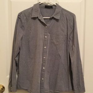 The limited large Chambray button up blouse