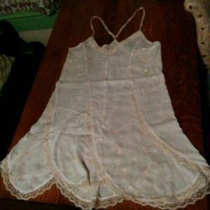 Free People light pink cotton slip