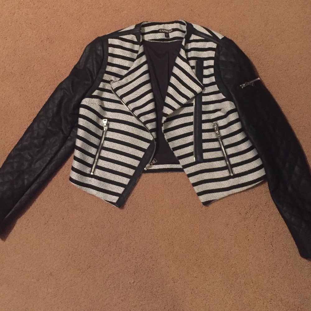 Express vegan leather jacket