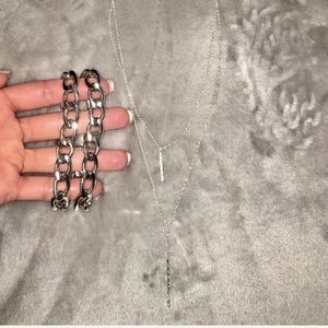 Silver Bracelet & Necklace