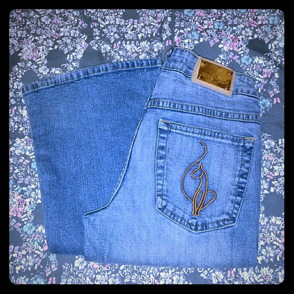 CLEARANCE Preloved authentic Baby Phat faded jeans