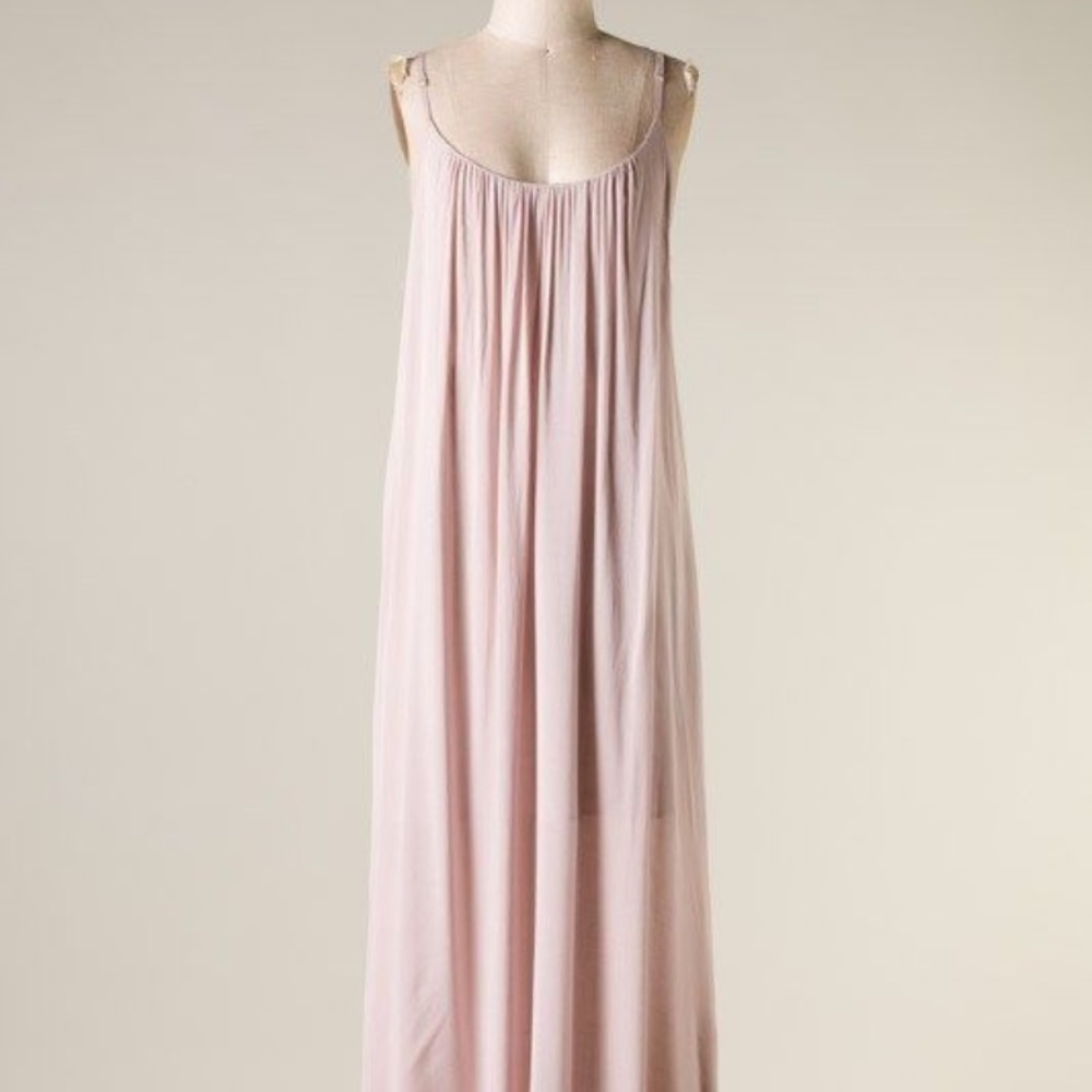 Backless Boho Maxi Dress