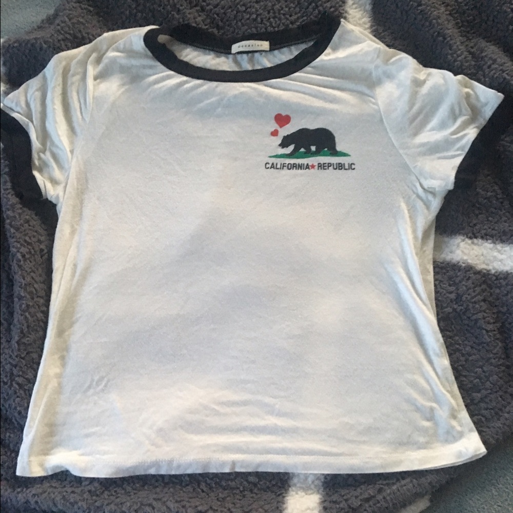 White and black California Shirt