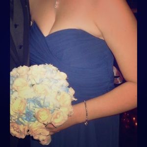 Navy blue bridesmaid dress