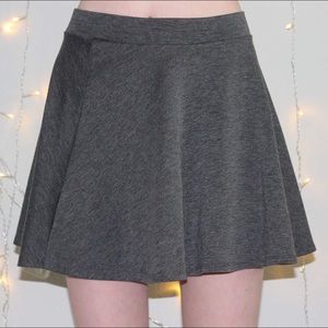 Grey skater skirt