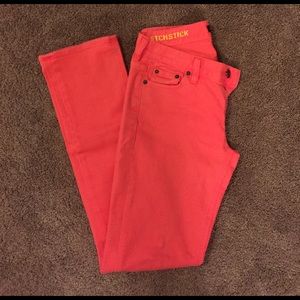 J Crew Pink Matchstick Jeans Size 26
