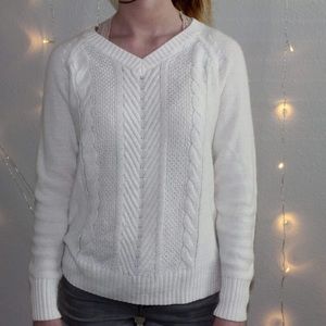 Long sleeve knit sweater