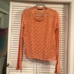 Brandy Melville Peach Sweater