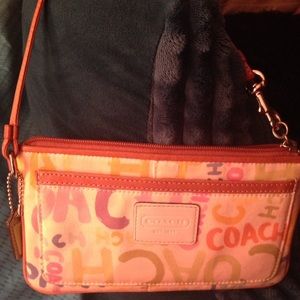 Coach wristlet purse