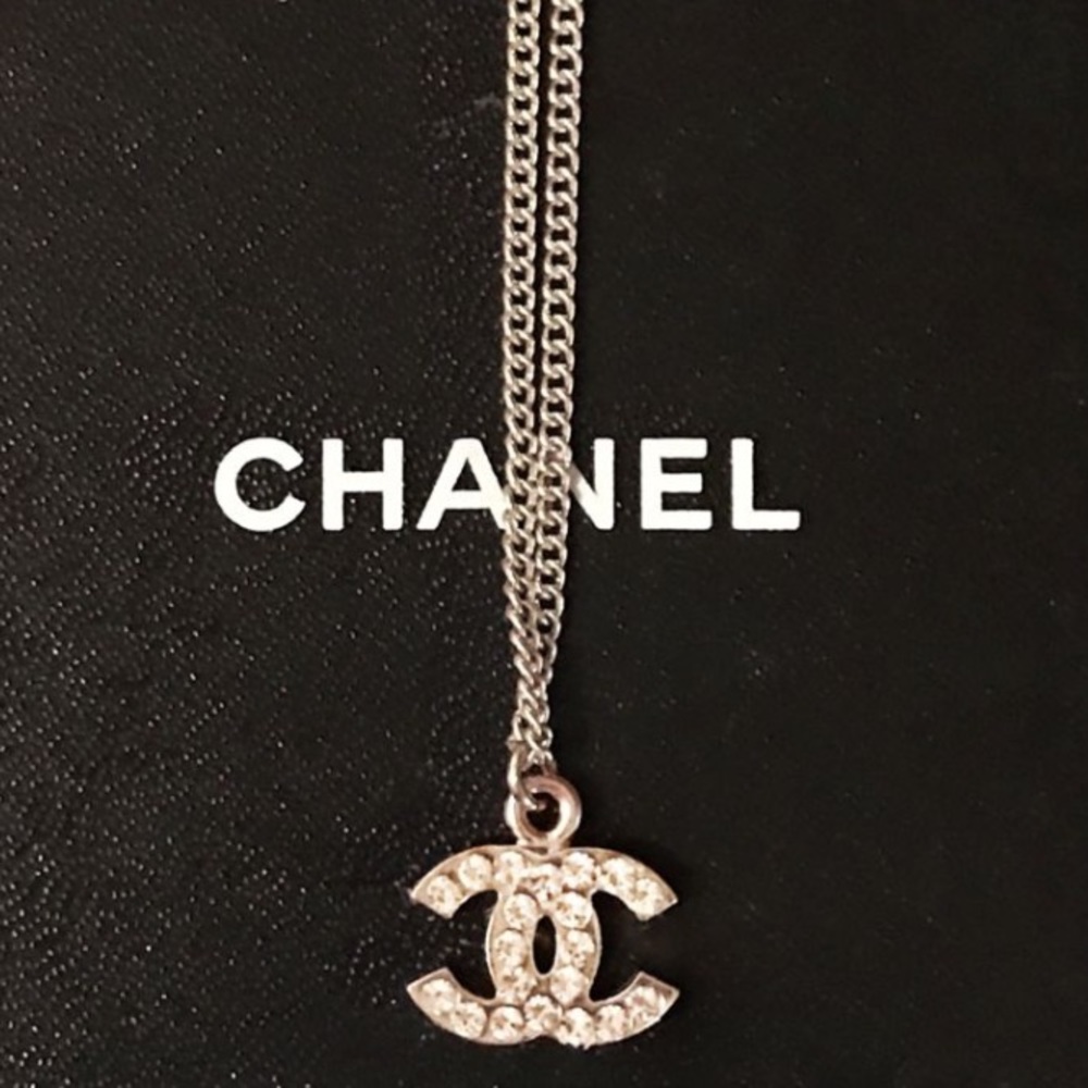 Authentic Silver Chanel Necklace