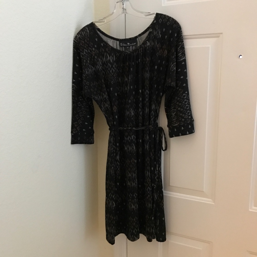 🖤SOFT Blk/Brn/Orange DRESS PRINT
