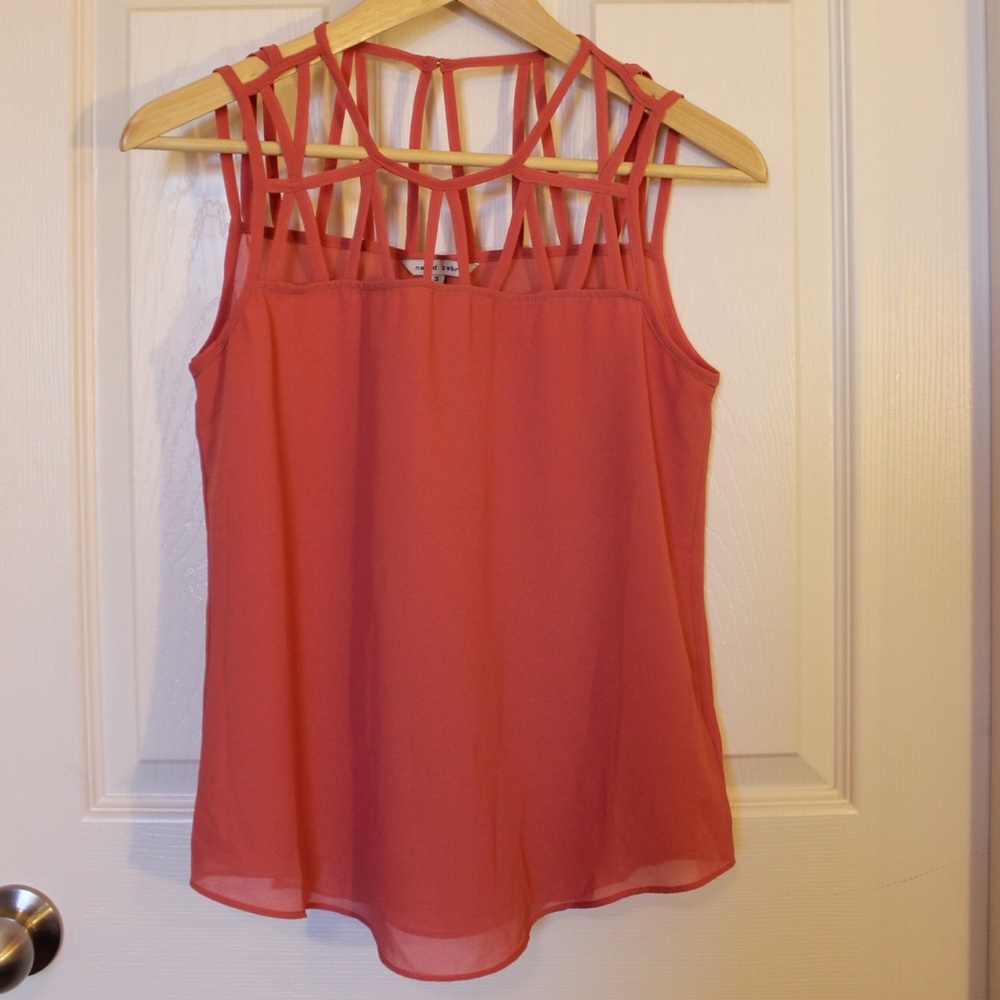 Tank With Cutout Detailing