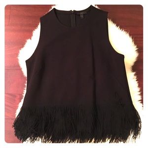 JCrew fringe top - XL - Lightly used