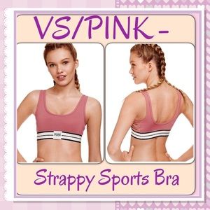🆕VS/PINK- Ultimate Strappy side Sports Bra