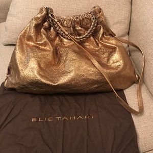 Elie Tahari Gold Bag