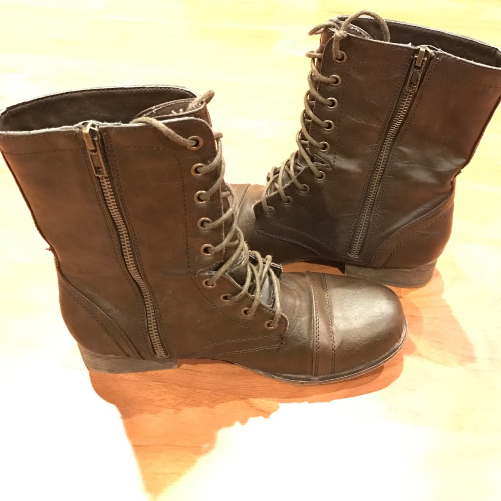 Madden Girl Combat Boots