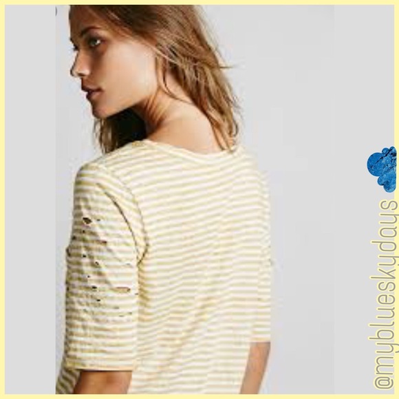 🌿Free People Destroyed Tommy Tee 🌿 - Picture 4 of 4