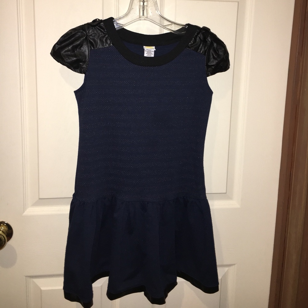 Harajuku Mini navy & black dress. Size Large 10/12