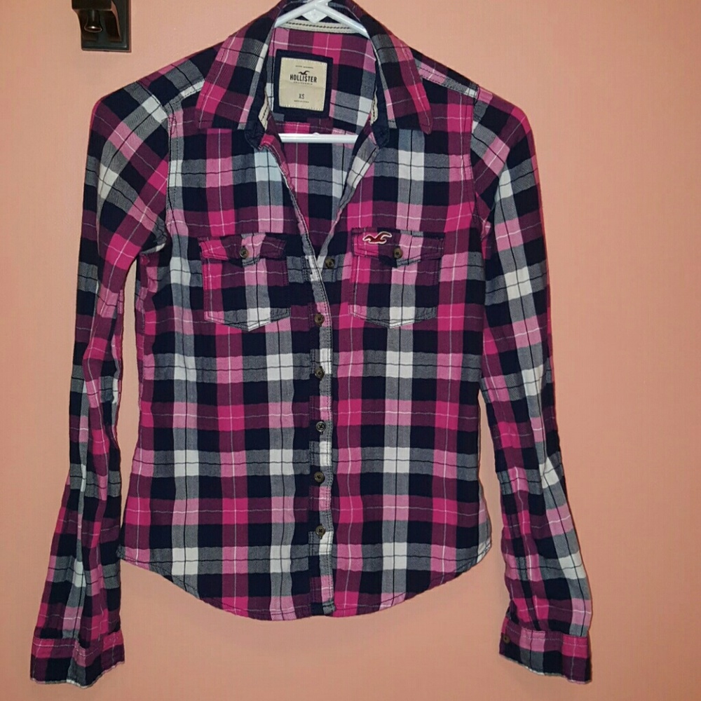 Hollister Plaid Button Up