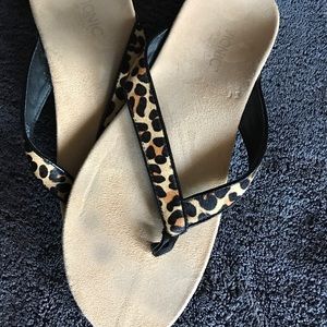 Leopard sandals