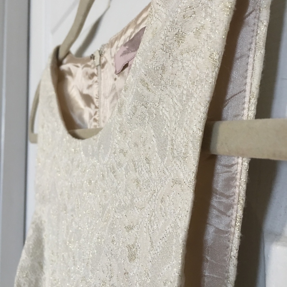 Forever 21 light gold dress XS