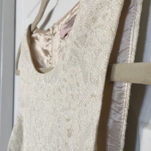 Forever 21 light gold dress XS