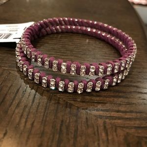 Two beautiful rhinestone bangles!!