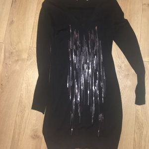 Ted Baker V-Neck Sweater Dress