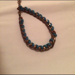 Blue and gold bracelet