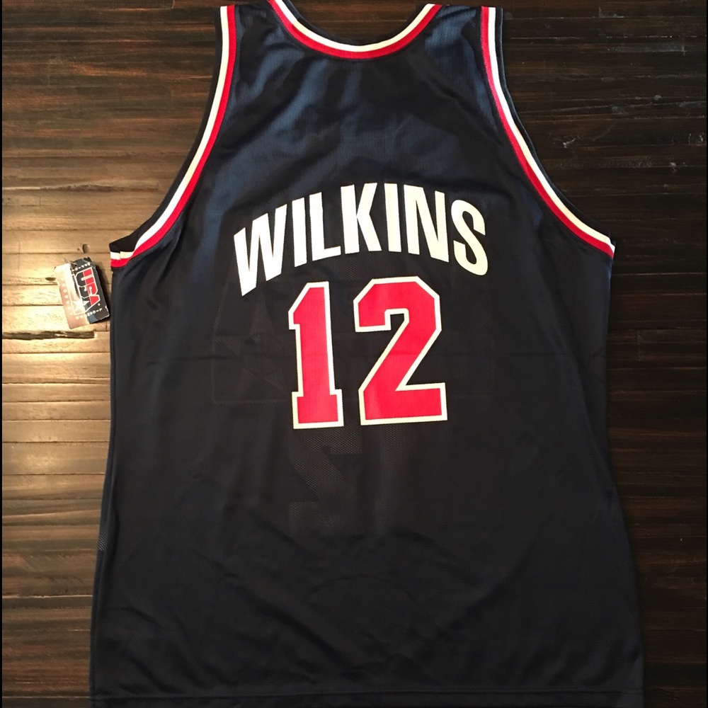 Dominic Wilkins VTG jersey- Dream team - Picture 3 of 5