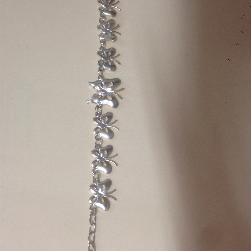 Sterling Silver Butterfly bracelet Handmade